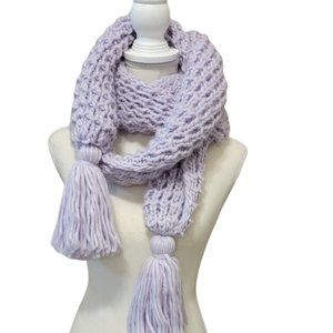 Universal Thread  Women's Purple Long Scarf 100% Acrylic New No Tag